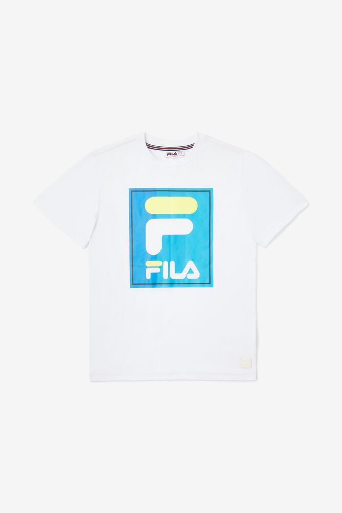 Fila T-Shirt Børn Hvide Tavares RMT-617925